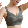 thumbnail image 1 of Mikilon Women's Bra Wire Free Underwear Large Size Thin Cup Lace Sexy Bra Bras for Women Plus Size Sports Bras Clearance, 1 of 5