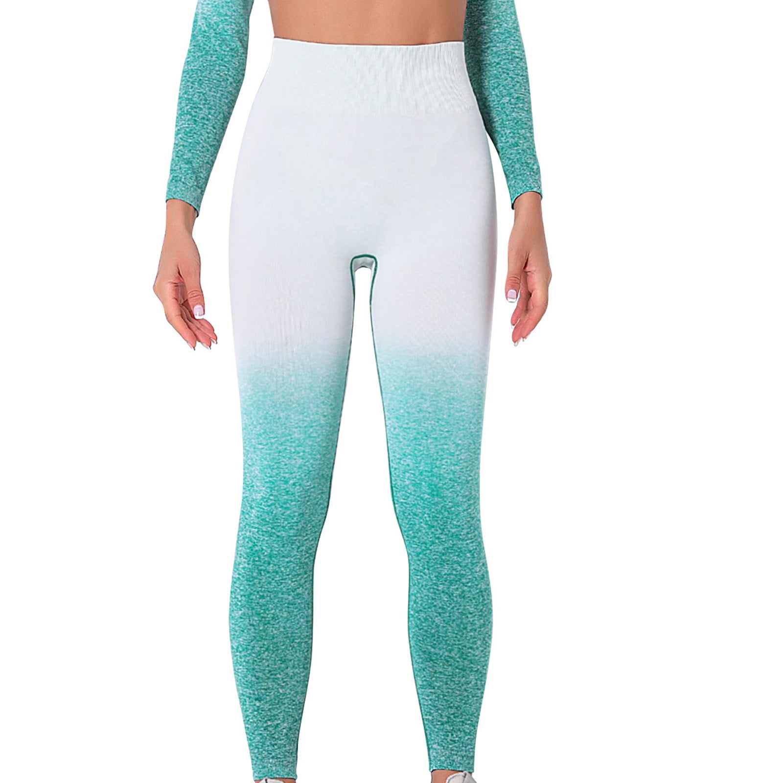 Mikilon Women's High Waist Yoga Long Yoga Pant Abdomen Control Training