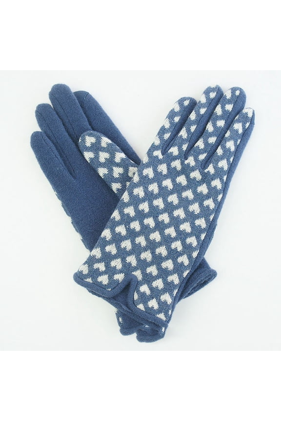 Mikilon Women's Leopard Print Gloves Can Touch Screen for Finger Plus Velvet and Thicken Protective Gloves