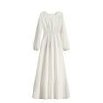 thumbnail image 1 of Darzheoy Women's Long Sleeve Maxi Dress Loose Casual Waist Dresses with Pockets, 1 of 6