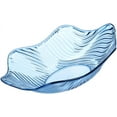 thumbnail image 1 of Mikinona Blue Plastic Crystal Fruit Plate with Design Wave Edge Snack Nut Dish and Candy Holder Salad Bowl for Home Use, 1 of 18