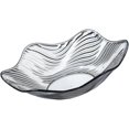 thumbnail image 1 of Mikinona Plastic Fruit Plate with Design Grey Snack Nut Dish Wave Edge Candy Holder Salad Bowl for Home Use Versatile Plastic Appetizer Plates and Snack Bowls, 1 of 18