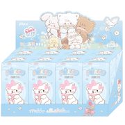 Mikko First Blooming Blind Box, Mikko Mousse Cammy Panda Nattsu Latte Puff Cute Mikko Blind Box Figures, First Blooming Cute Figures Halloween Christmas Gift for Boys and Girls, 8 PCS1 Set