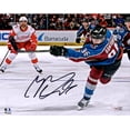 thumbnail image 1 of Mikko Rantanen Colorado Avalanche Autographed 8" x 10" Maroon Jersey Shooting Photograph, 1 of 1