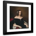 thumbnail image 1 of Miklós Barabás 12x14 Black Modern Framed Museum Art Print Titled - Portrait of a Young Widow (1842), 1 of 5