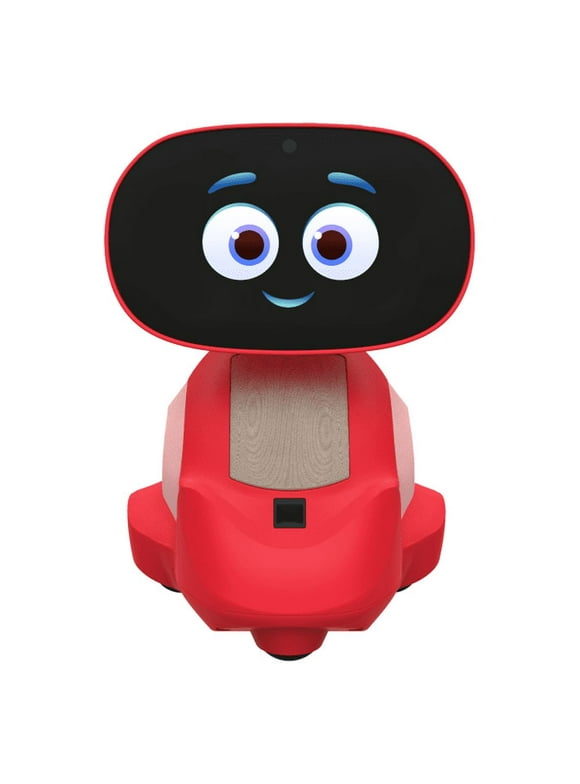 Miko 3 AI-Powered Smart Robot for Kids, STEM Learning Educational Robot, Interactive Voice Control Robot with App Control, Disney Stories, Coding Apps, Unlimited Games for Girls and Boys Ages 5-12 RED