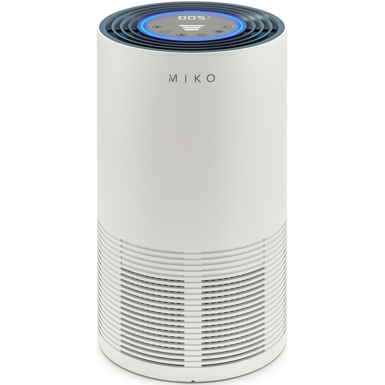 Free Shipping Miko Air Purifier for Home Large Room H13 HEPA Filter Cleaner for Allergies and Pet Hair Smoke Pollen Dust and Odors in Any Size Room 970 Sqft Coverage Walmart