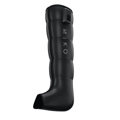 Miko Compression Massager with Advanced Airbag Technology  Adjustable Intensity, Soothing Heat, and Targeted Relief for Feet and Legs  Perfect for Home and Travel Relaxation