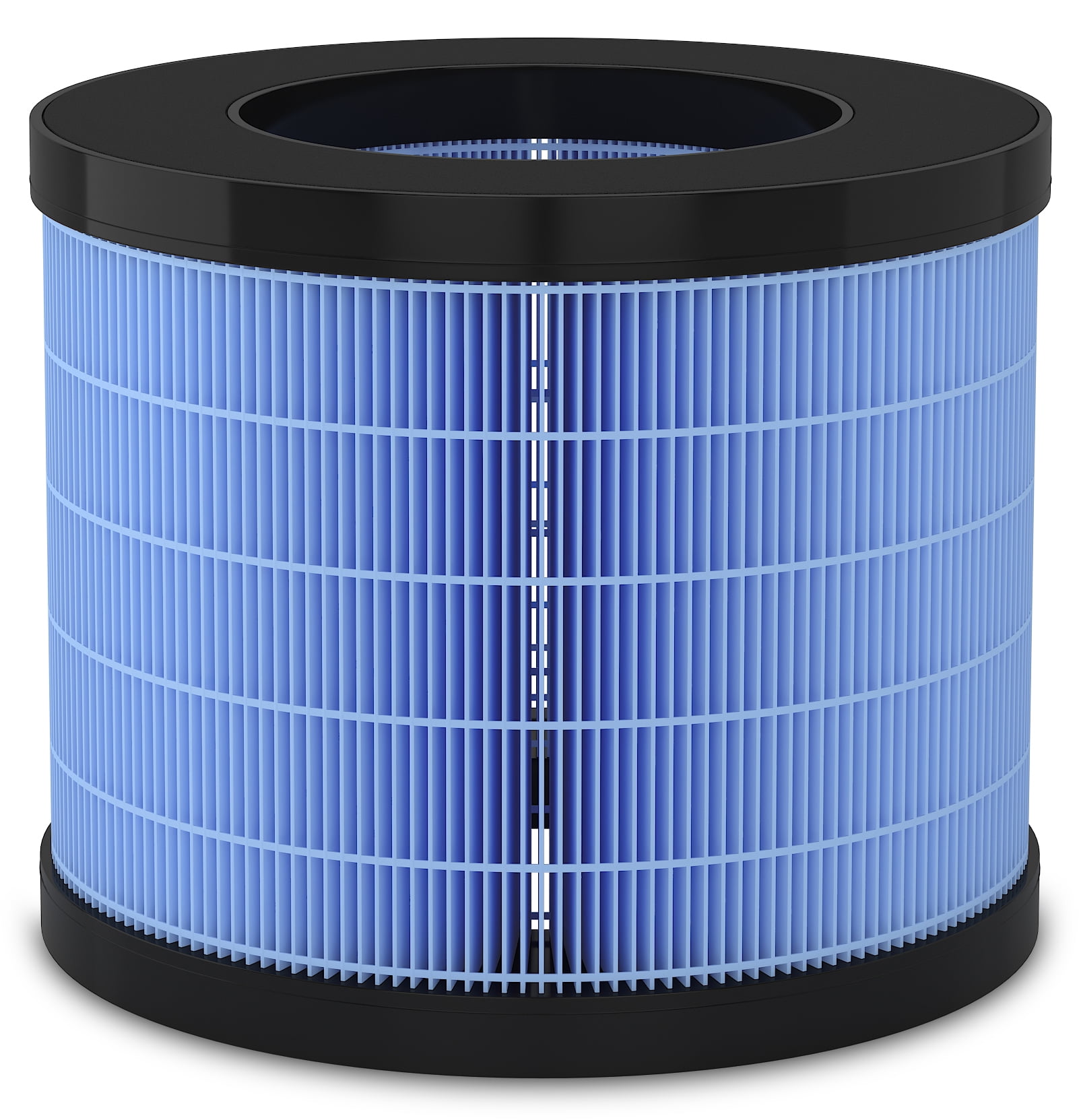 Compact Blue and Black HEPA Air Purifier Filter