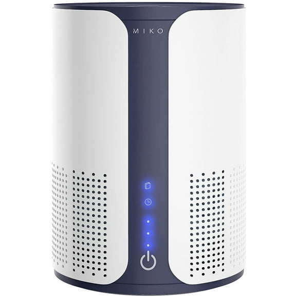 Miko Home Air Purifier with Multiple Speeds Timer True HEPA Filter, Wildfire Smoke, Allergens, Odors 925 SQFT Coverage