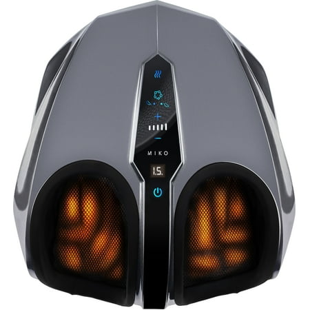 Miko Shiatsu Foot Massager with Heat Kneading and Rolling and Pressure Settings - 2 Wireless Remotes