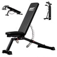 thumbnail image 1 of Mikolo 15-Position FID Adjustable Weight Bench, Adjustable Workout Bench with 1200LBS Weight Capacity, Vertical Storage Space-Saving Exercise Bench with Detachable Leg Support for Home Gym, 1 of 13