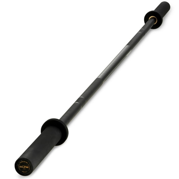 Mikolo 6ft Olympic Barbell, 27LB Compact and Lighter Barbell Fits 2” Standard Weights, Olympic Bar for 500lbs Capacity (Black)