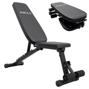 Mikolo 9 Positions Adjustable Weight Bench, Foldable Workout Bench with 800lbs Weight Capacity, Bench Press Bench for Full Body Workout