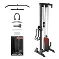 thumbnail image 1 of Mikolo Cable Crossover Machine, Lat Pull Down Machine with 210LBS Weight Stack, Wall Mounted Pulley Tower with 33 Positions Dual Pulley System, Lat Pulldown Cable Training Home Gym Fitness Equipment, 1 of 9
