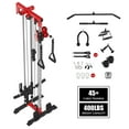thumbnail image 1 of Mikolo Cable Crossover Machine, Lat Pull Down Machine, Wall Mounted Pulley Tower functional trainer with Adjustable 26 Positions Dual Pulley System, Lat Pulldown Cable Training for Home Gym Fitness, 1 of 10