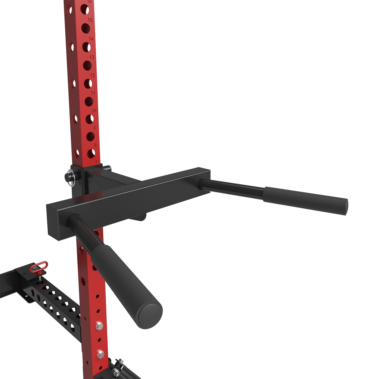 Mikolo Dip Bar Attachment For Power Rack,Fit 2.36’’ x2.36’’ Folding