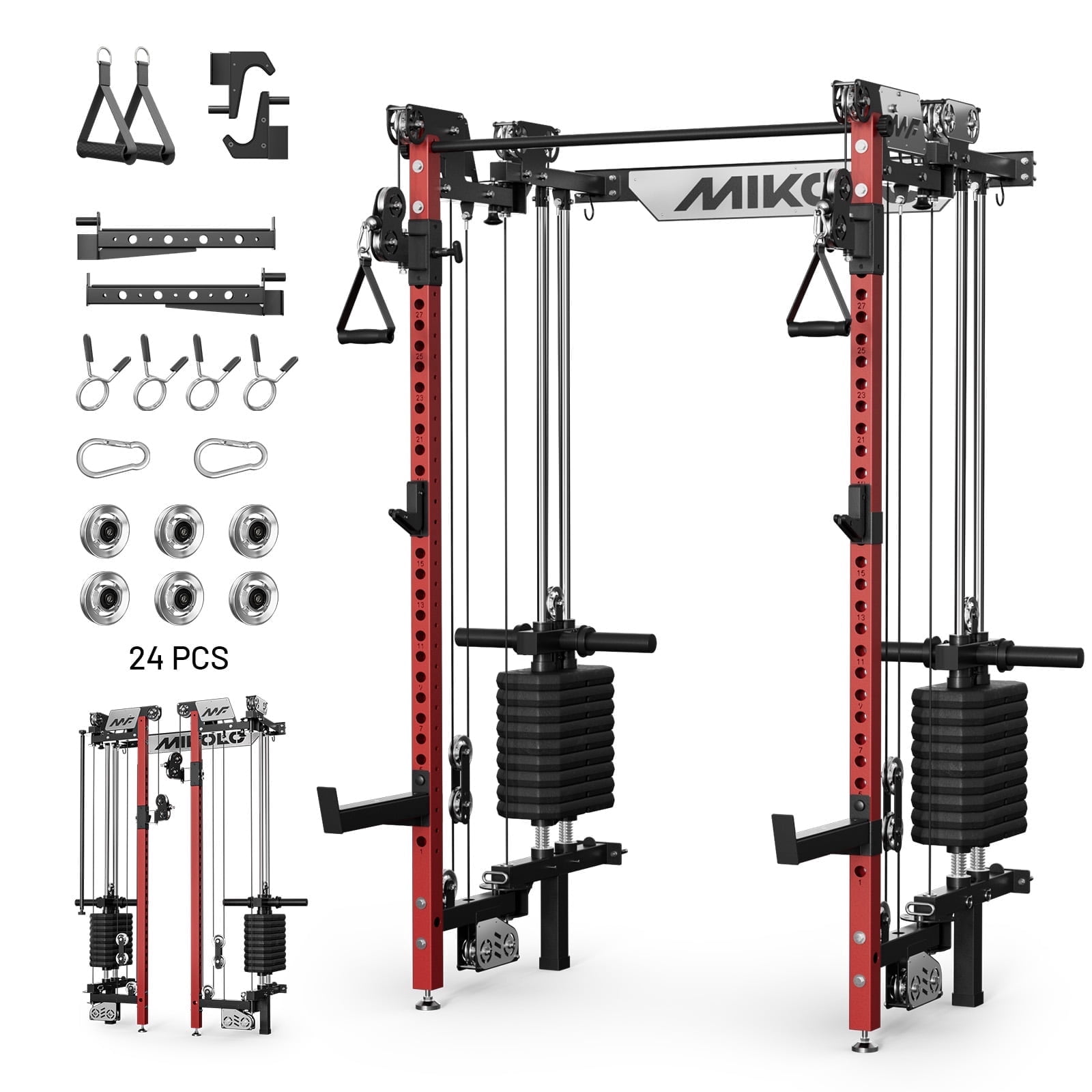 Cheetah 2.0 with 90LBS Weight Stack-Red