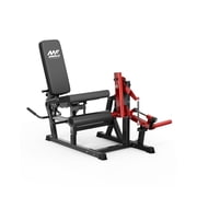 Mikolo Leg Extension and Curl Machine, Adjustable Leg Curl Machine for Home Gym, Seated Leg Extension and Lying Leg URL Machine, Leg Workout Equipment with 1:1 Resistance System