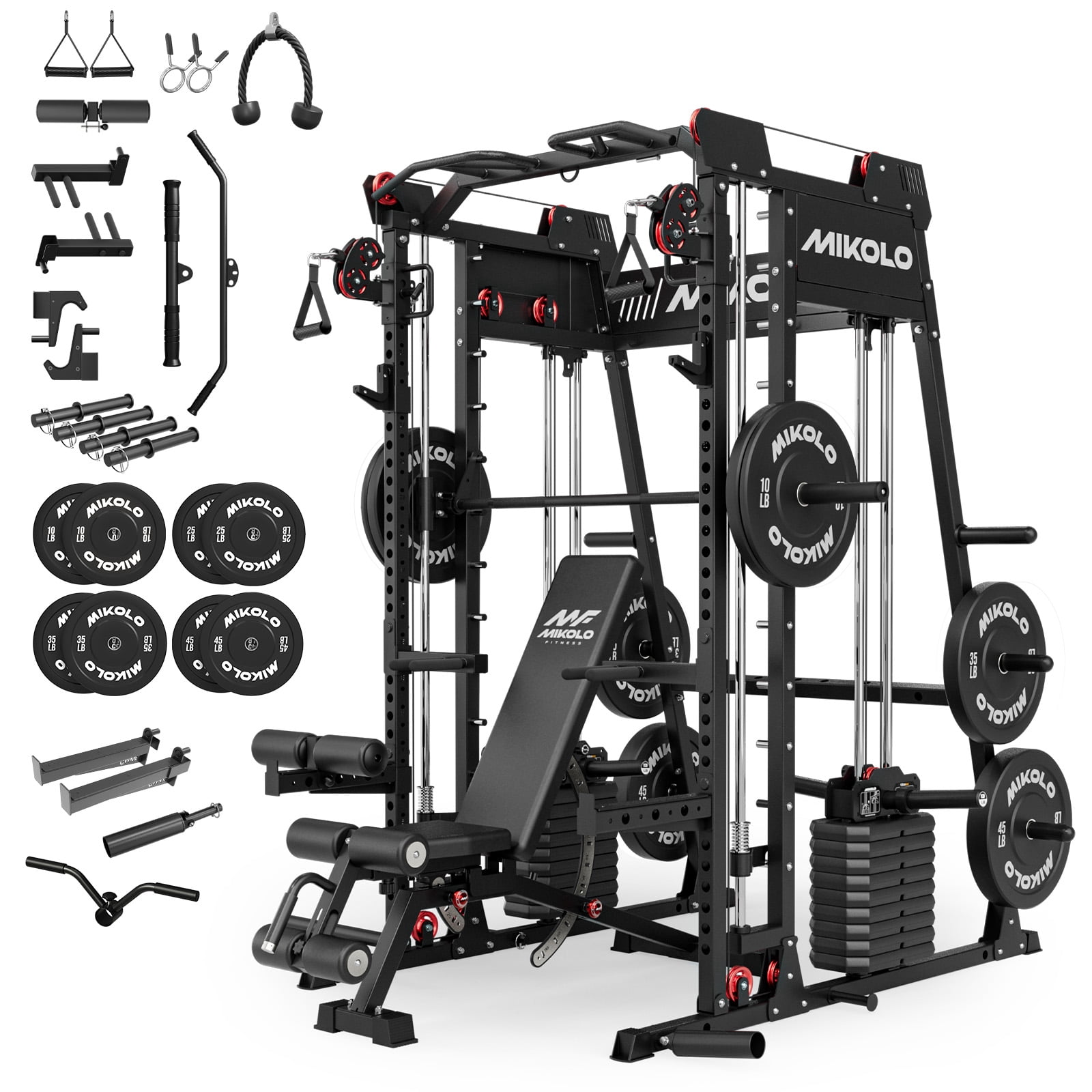 M11 Elite-Black (With bench & 230LBS plates)