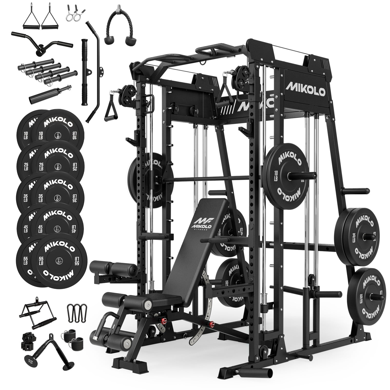 M11 Black Package ( Bench & 340lbs Plates & Cable Accessories)