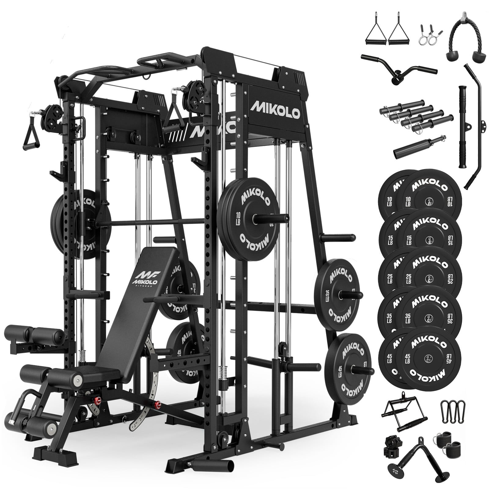 M11 Black & Bench & 260lbs Plates