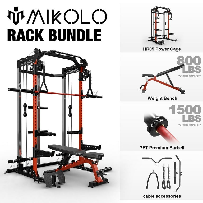 Cable Crossover Bodytrain Professional Power Rack With Cable