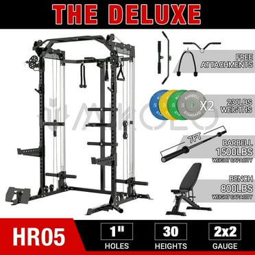 CAP Barbell Multi-Functional Power and Squat Rack with Bar Holder ...