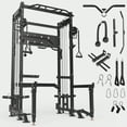 thumbnail image 2 of 19/mo - Finance Eonfit E2 Power Cage,1500LB Squat Rack With Cable Crossover System.Multi-Function Power Rack For Home Gum.All-in-One Squat Rack With More Training Attachments | Buy Now, Pay Later 2 of 9