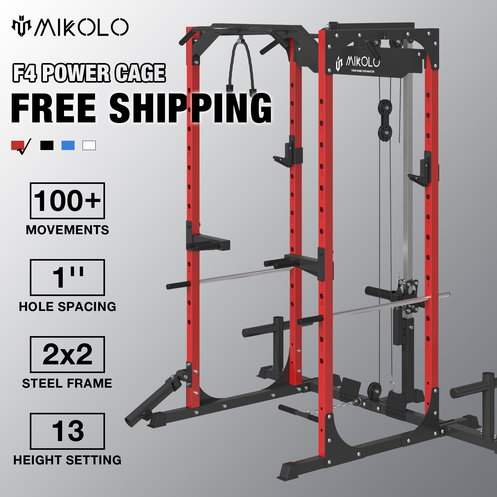 Athletic Works Adjustable Squat Rack - Walmart.com