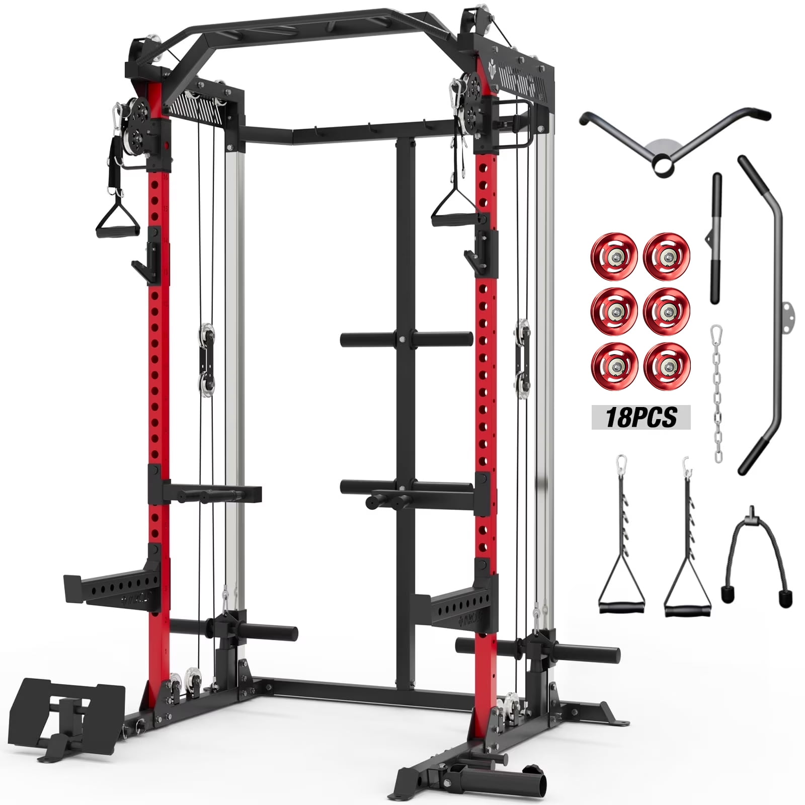 Power Cage -Red (Aluminum Pulley)