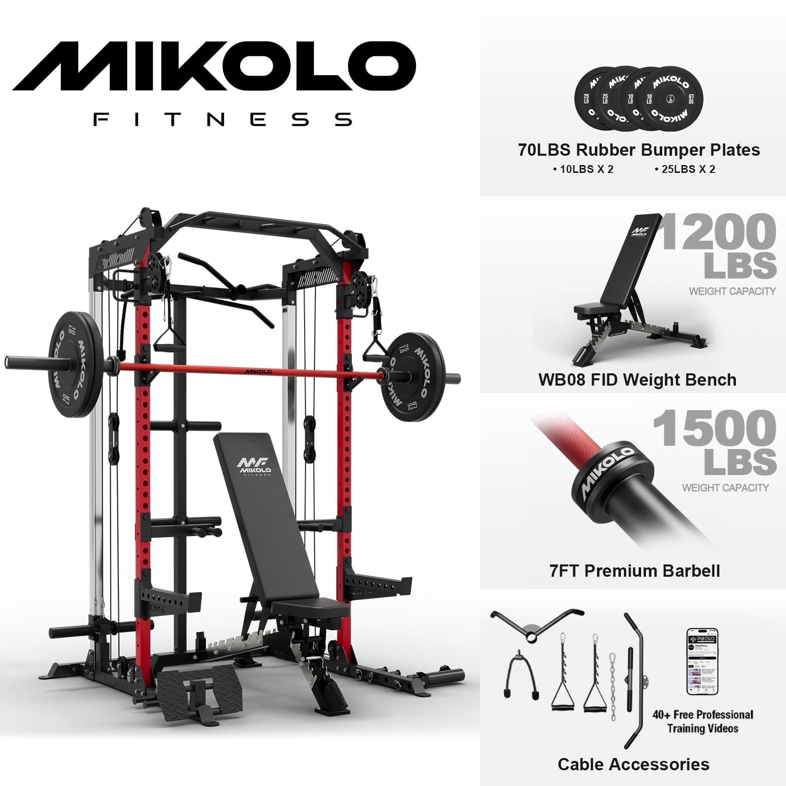 Power Cage/Red-Home Package/(10+25)x2LB