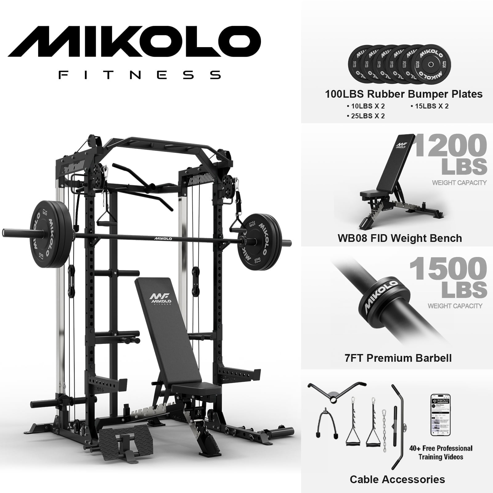 Power Cage/Black-Home Package/(10+15+25)x2LB