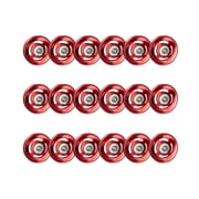 Mikolo Pulley system for home gym, Aluminum GYM Pulley Wheel Universal Aluminum Alloy Bearing Pulley Wheel for Cable Machine Gym Equipment Part Garage Door, 18PCS