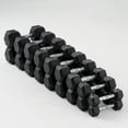 thumbnail image 1 of Mikolo Rubber Hex Dumbbell Set, Option in 450lbs, Strength Training Weight Set Home Gym, 1 of 11
