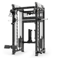 thumbnail image 1 of Mikolo Smith Machine, All-in-One Power Rack Cage with Weight Stack, 2000LBS Power Cage Squat Rack with Smith Bar, Dual Pulley Cable Crossover System for Home gym with Weight Stack, 1 of 18