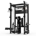 thumbnail image 1 of MIKOLO ANUBIS Power Cage, All-in-One Power Rack Cage, 2000LBS Power Cage Squat Rack, Dual Pulley Cable Crossover System for Home Gym with Weight Bench, 1 of 21