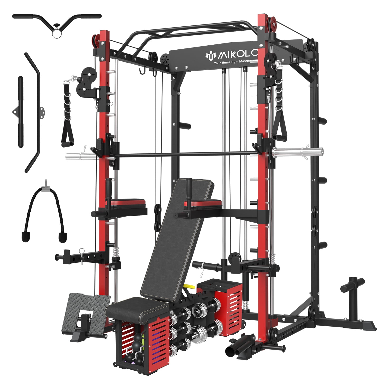 Wholesale Home Gym Power Rack Smith Machine Combo