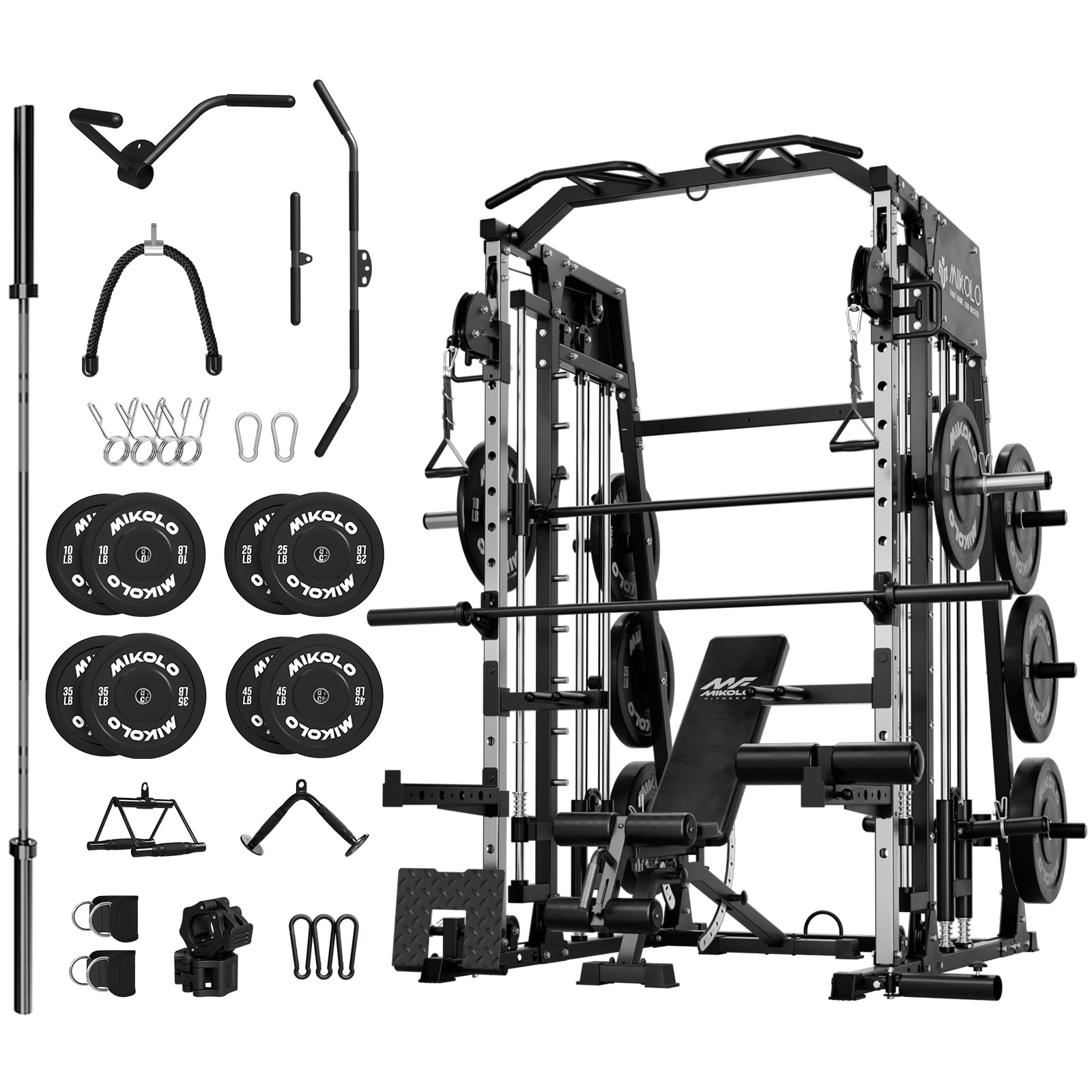 M4|Black Package (bench & Barbell & BP 230LBS)