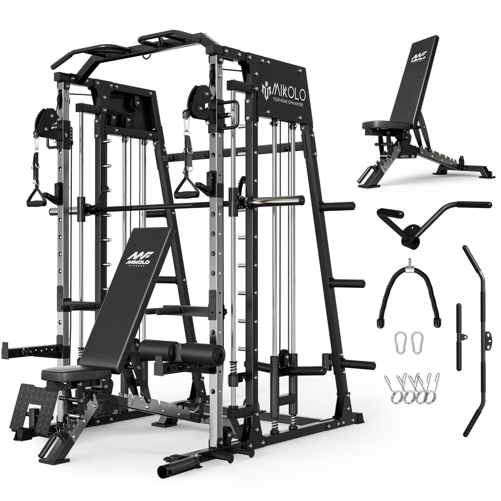 ミロ Mikolo Home Gym Multi-Function Weight Station with Smith Machine