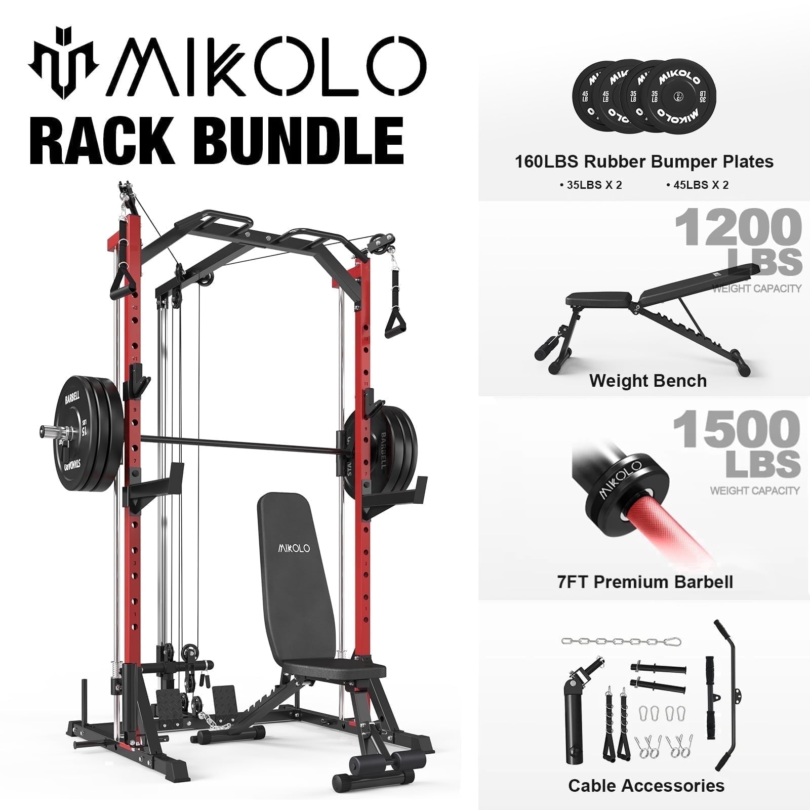 Z6-Weight bench/Barbell/(35LB+45LB)x2 Plates