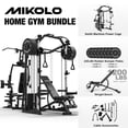 thumbnail image 1 of Mikolo Smith Machine Power Cage, Multi-Function Home Gym System with Cable Crossover, 121LB Weight Stack, 1 of 13