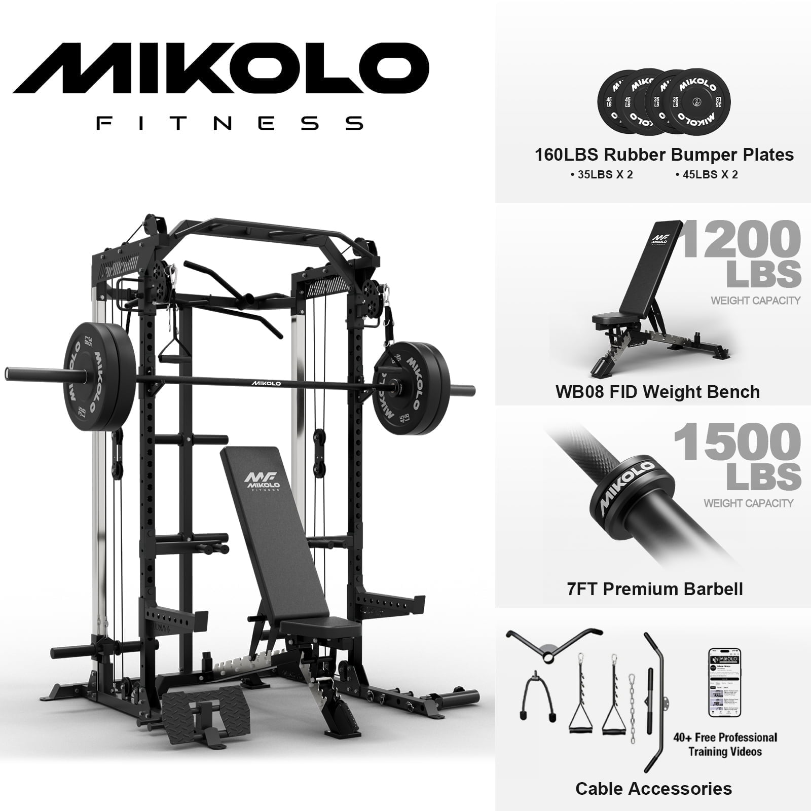 Power Cage/Black-Home Package/(35+45)x2LB