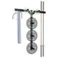 thumbnail image 1 of Mikolo Wall Mounted Storage Rack,  6 Pegs 5 Hooks and 2 Barbell Storage Rack, 850LBS Loading Capacity, 1 of 9