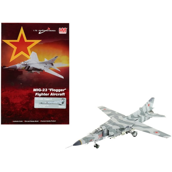 Mikoyan-Gurevich MiG-23MS Flogger-E Fighter Aircraft "Red Eagles, Nevada" US Air Force 1/72 Diecast Model by Hobby Master