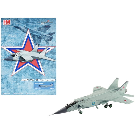 Mikoyan MIG-31K Foxhound D Interceptor Aircraft "Long Range Aviation Command" Russian Air Force 1/72 Diecast Model Hobby Master