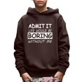 thumbnail image 1 of Mikrdoo 5-14Y Big Boys Sweatshirt Funny Letter Print Casual Long Sleeve Hoodies Tops For Spring Autumn, 1 of 8