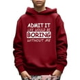 thumbnail image 1 of Mikrdoo 5-14Y Big Boys Sweatshirt Funny Letter Print Casual Long Sleeve Hoodies Tops For Spring Autumn, 1 of 8