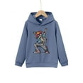 thumbnail image 1 of Mikrdoo 5T Kid Boys Casual Tops Hip Hop Style Dancing Skeleton Print 5-6 Years Boys Pullover Hoodie Sweatshirt For Daily Outdoor, 1 of 8