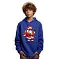 thumbnail image 1 of Mikrdoo Big Boys Tops Santa Claus Print Long Sleeve Hoodie Kid Boys Fall Winter Outdoor Sweatshirt Size:5Y-14Y, 1 of 8